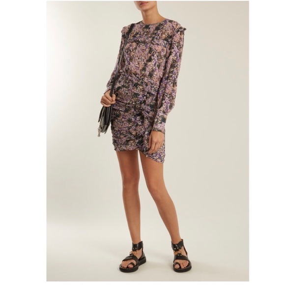 ISABEL MARANT ÉTOILE Jirvana floral chiffon dress - Picture 2 of 9